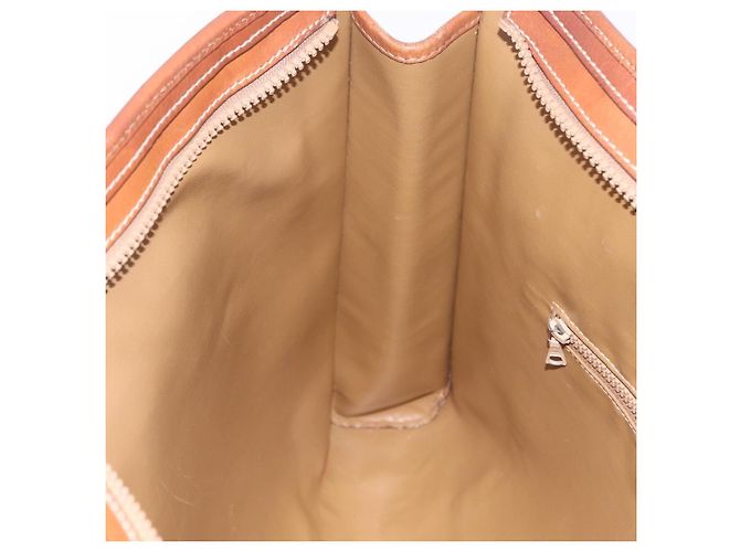 Céline CELINE Macadam Canvas Tote Bag PVC Leather Brown Gold - vista 22