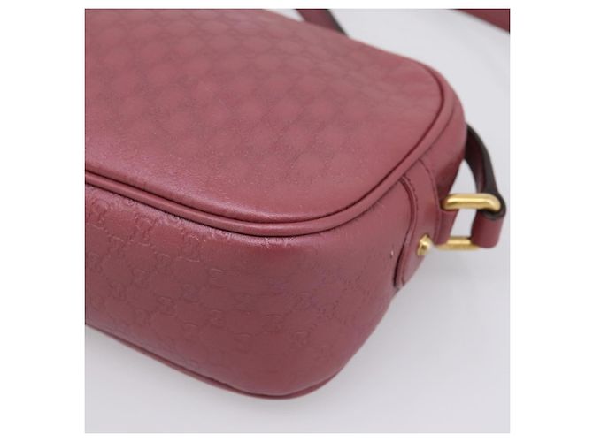 GUCCI Micro GG Canvas Micro Guccissima Bag Leather Gold Pink 309538 - vista 10