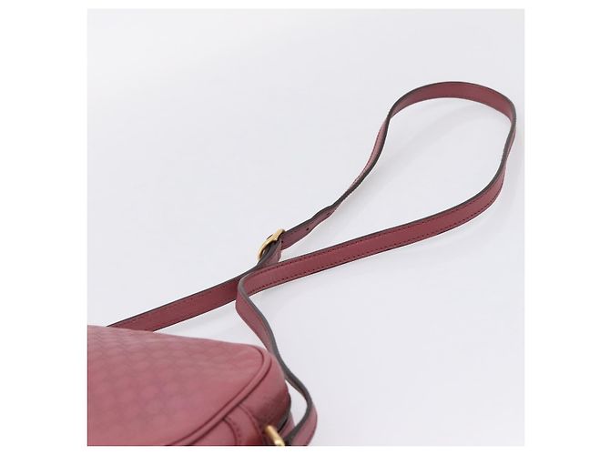 GUCCI Micro GG Canvas Micro Guccissima Bag Leather Gold Pink 309538 - vista 8