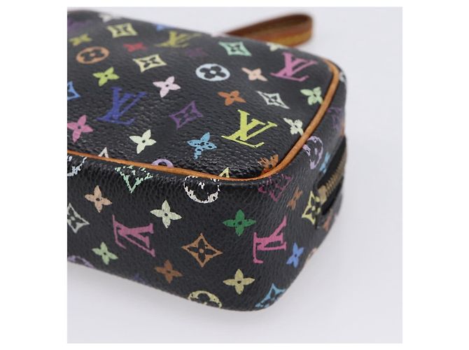 LOUIS VUITTON Monogram Multicolor Trousse Wapity Pouch Black M58034 - vista 10