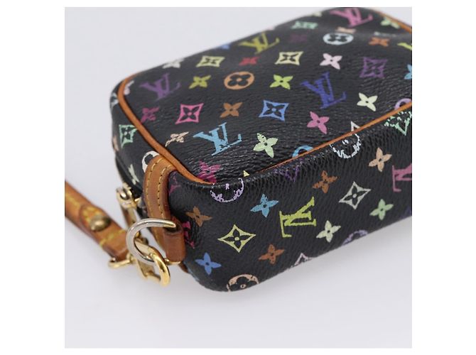 LOUIS VUITTON Monogram Multicolor Trousse Wapity Pouch Black M58034 - vista 11