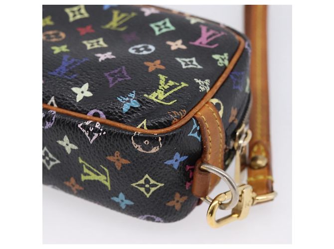 LOUIS VUITTON Monogram Multicolor Trousse Wapity Pouch Black M58034 - vista 12