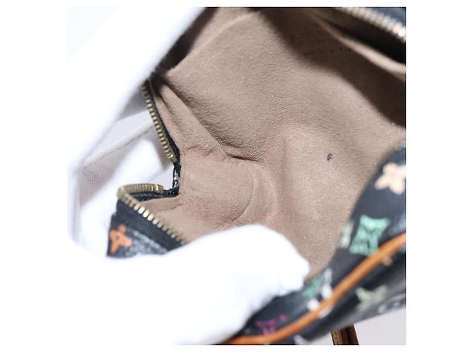 LOUIS VUITTON Monogram Multicolor Trousse Wapity Pouch Black M58034 - vista 18