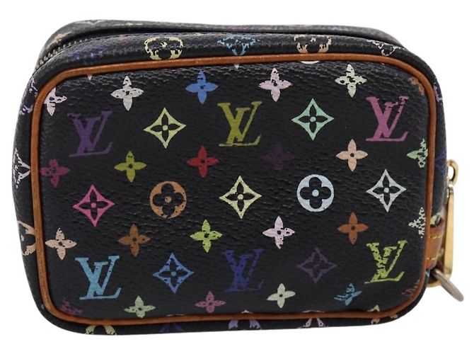LOUIS VUITTON Monogram Multicolor Trousse Wapity Pouch Black M58034 - vista 3