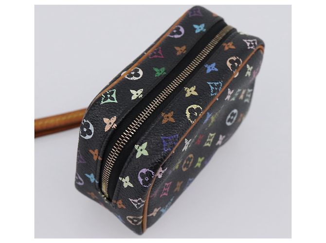 LOUIS VUITTON Monogram Multicolor Trousse Wapity Pouch Black M58034 - vista 6