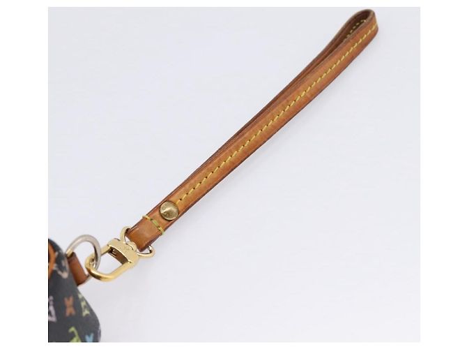 LOUIS VUITTON Monogram Multicolor Trousse Wapity Pouch Black M58034 - vista 7