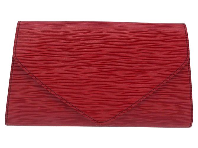 LOUIS VUITTON Epi Art Deco Clutch Bag Red M52637 LV - vista 2