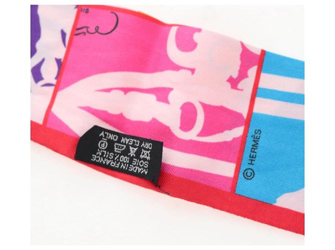 Hermès HERMES Twilly Scarf Silk Multicolor  BRIDES de GALA - vista 10