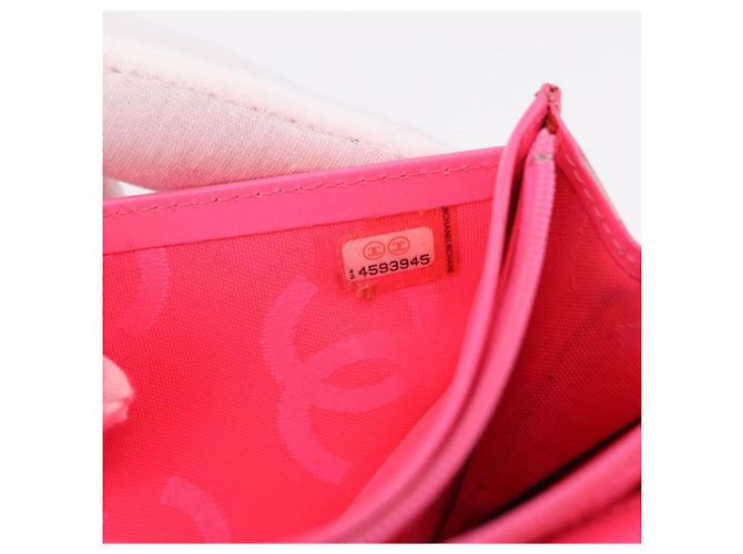 CHANEL Cambon Line Long Wallet Lamb Skin Black CC - vista 20