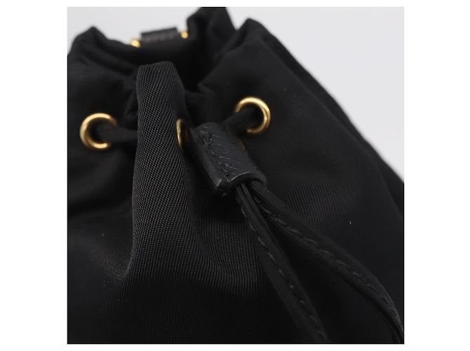 PRADA Nylon-Tasche Black Gold - Ansicht 18
