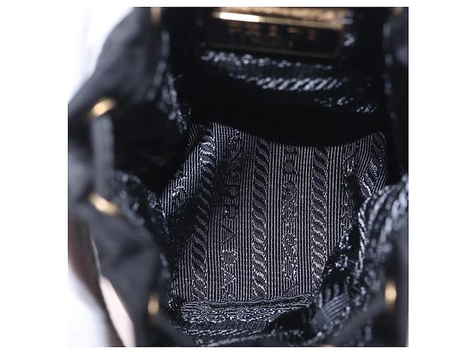PRADA Nylon-Tasche Black Gold - Ansicht 21