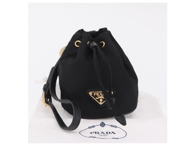 PRADA Nylon-Tasche Black Gold - Ansicht 25