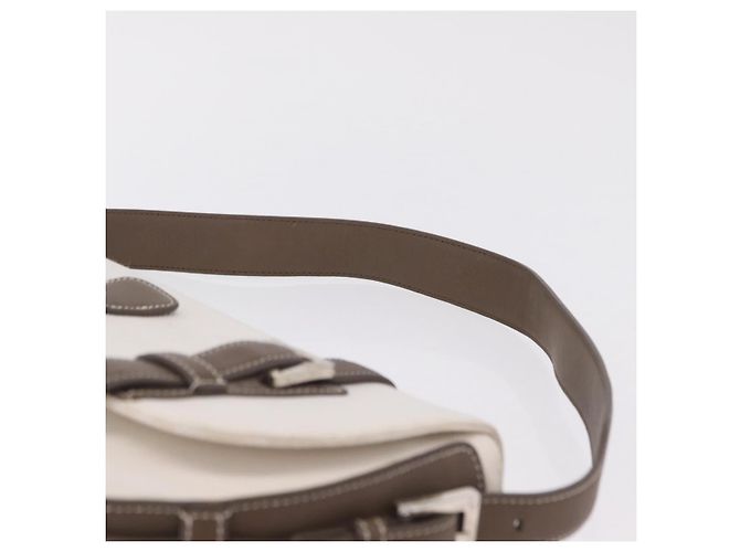 LOEWE Schultertasche Canvas White Silver - Ansicht 9