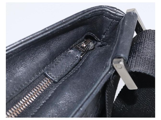 GUCCI GuccissimaGG Shoulder Bag Leather Black Silver 161822 - vista 15