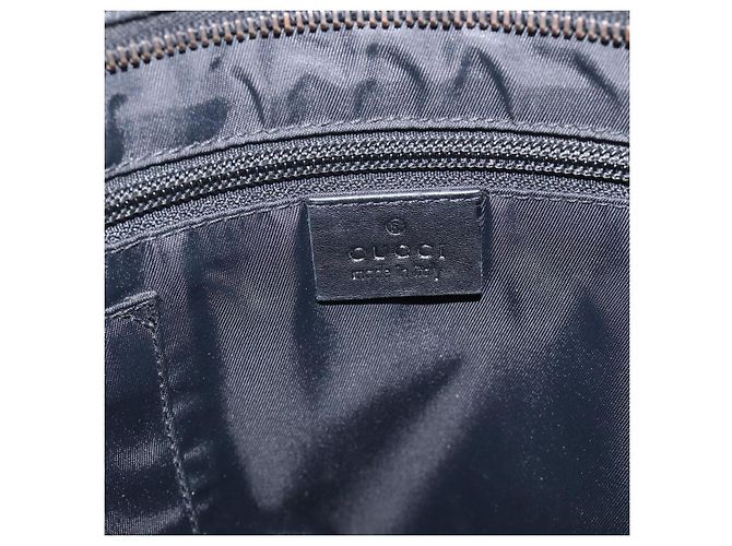 GUCCI GuccissimaGG Shoulder Bag Leather Black Silver 161822 - vista 16