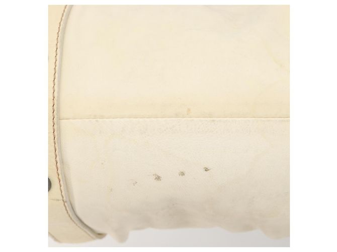 Miu Miu Hand Bag Leather 2way Ivory Silver - vista 16