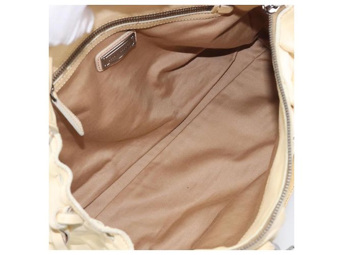 Miu Miu Hand Bag Leather 2way Ivory Silver - vista 26