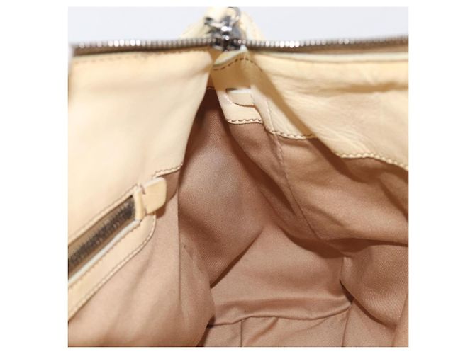 Miu Miu Hand Bag Leather 2way Ivory Silver - vista 27