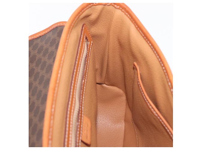 Céline CELINE Macadam Canvas Hand Bag PVC Leather 2way Brown Gold - vista 28