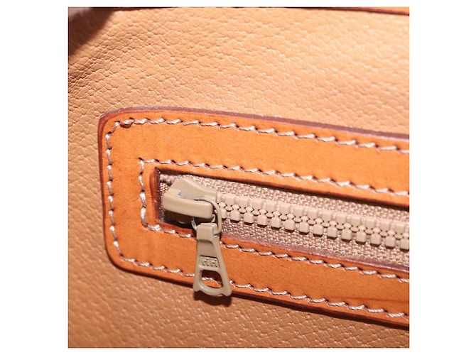 Céline CELINE Macadam Canvas Hand Bag PVC Leather 2way Brown Gold - vista 30