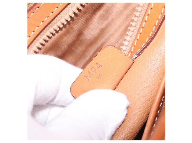 Céline CELINE Macadam Canvas Hand Bag PVC Leather 2way Brown Gold - vista 33