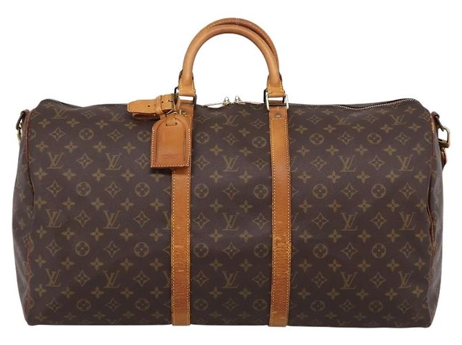 LOUIS VUITTON Monogram Keepall Bandouliere55 Boston Bag M41414 LV - vista 2