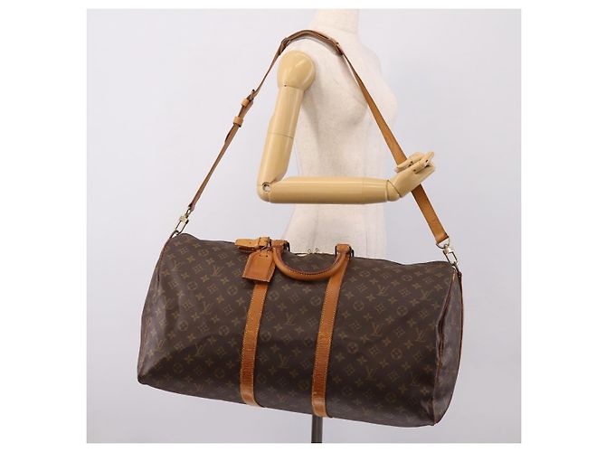 LOUIS VUITTON Monogram Keepall Bandouliere55 Boston Bag M41414 LV - vista 27