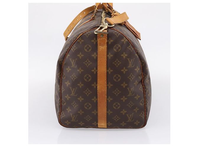 LOUIS VUITTON Monogram Keepall Bandouliere55 Boston Bag M41414 LV - vista 4