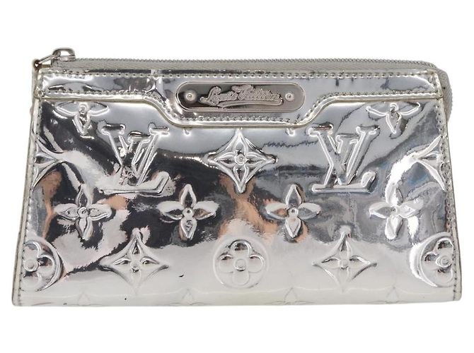 LOUIS VUITTON Monogram Miroir Trousse Cosmetic Pouch Silver M95603 - vista 13