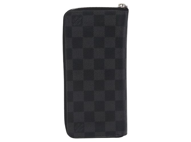 LOUIS VUITTON Damier Graphite Zippy Wallet Vertical N63095 LV - vista 3