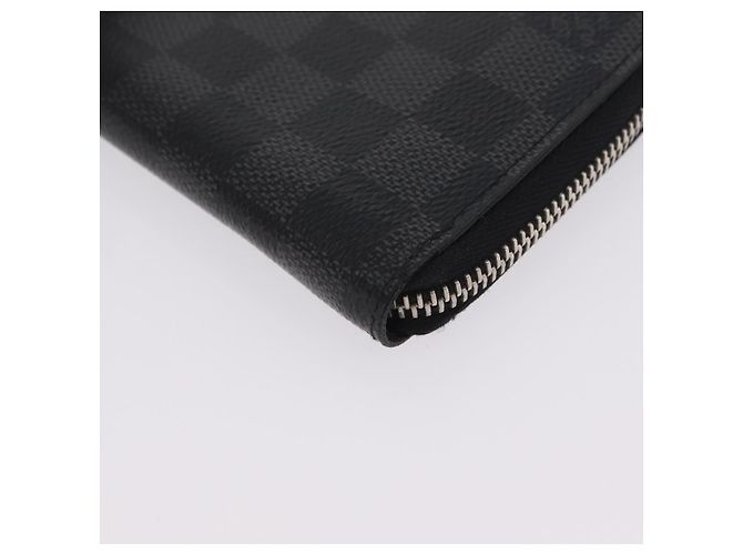 LOUIS VUITTON Damier Graphite Zippy Wallet Vertical N63095 LV - vista 8