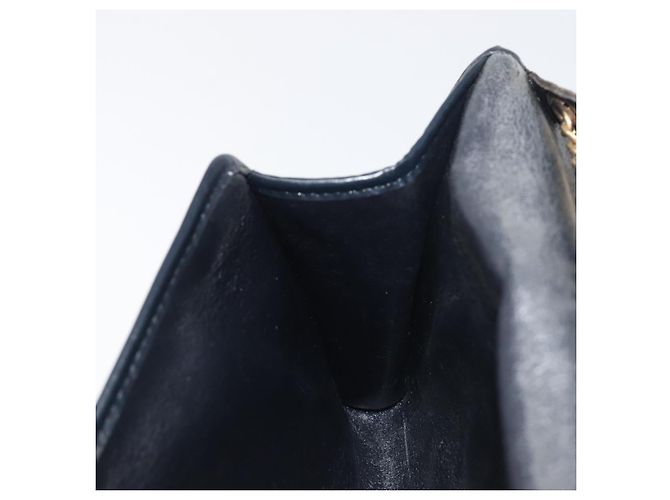 Christian Dior Trotter Canvas Chain Shoulder Bag Navy Gold - vista 22