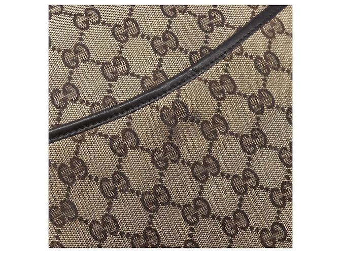 GUCCI GG Canvas Shoulder Bag Beige Silver 145857 - vista 20