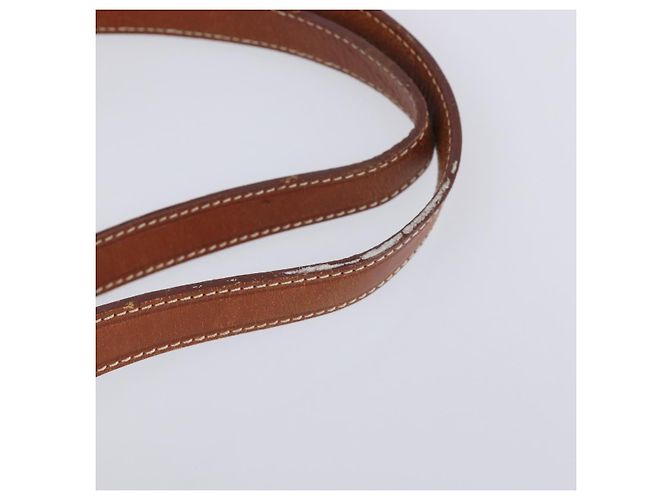 Céline CELINE Macadam Canvas Backpack PVC Leather Brown Gold - vista 10