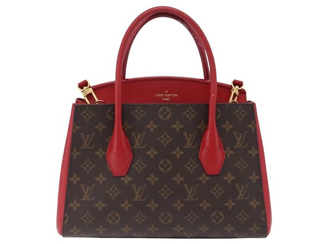 LOUIS VUITTON Monogram Florine Hand Bag 2way Red M42270 LV - vista 2