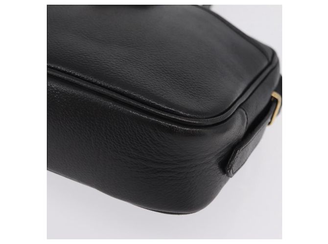 Autre Marque Saint Laurent Shoulder Bag Leather Black Gold - vista 18