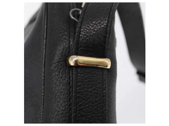 Autre Marque Saint Laurent Shoulder Bag Leather Black Gold - vista 21