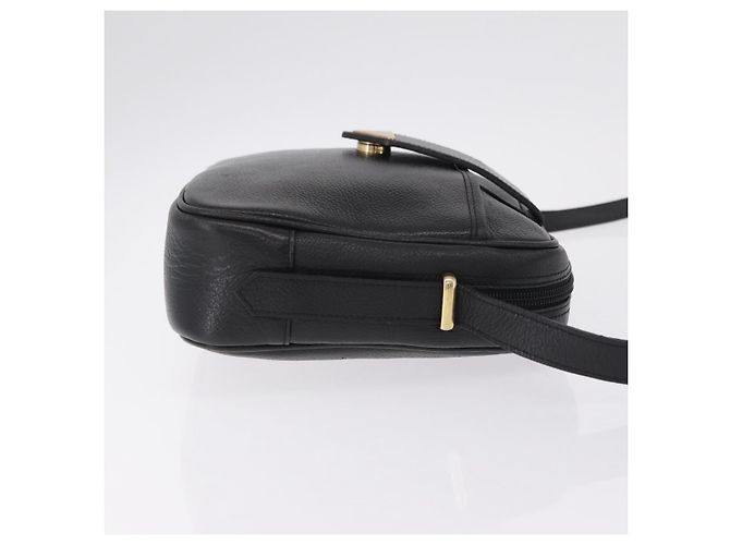 Autre Marque Saint Laurent Shoulder Bag Leather Black Gold - vista 4