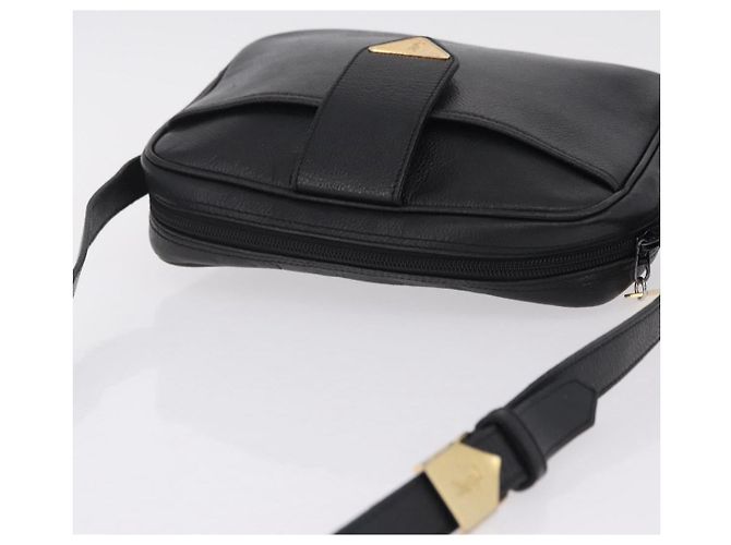 Autre Marque Saint Laurent Shoulder Bag Leather Black Gold - vista 7