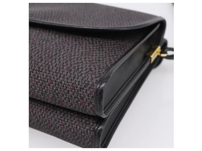 Autre Marque Saint Laurent Shoulder Bag PVC Canvas Gray Gold - vista 15