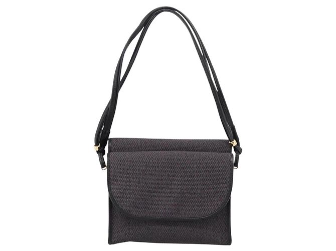 Autre Marque Saint Laurent Shoulder Bag PVC Canvas Gray Gold - vista 2