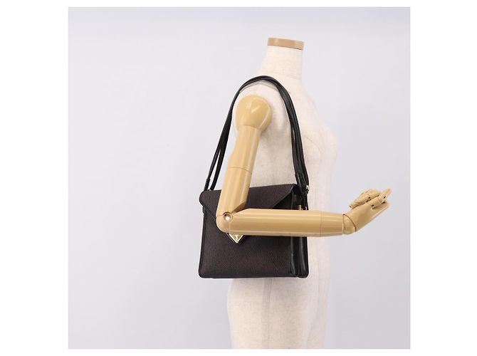 Autre Marque Saint Laurent Shoulder Bag PVC Canvas Gray Gold - vista 22