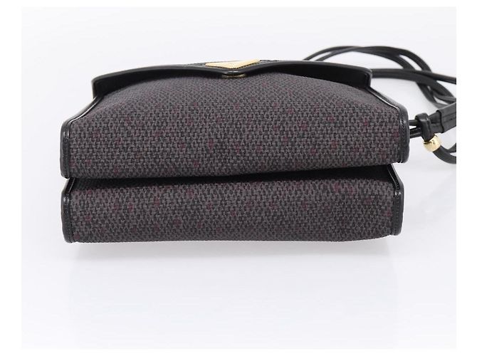 Autre Marque Saint Laurent Shoulder Bag PVC Canvas Gray Gold - vista 5