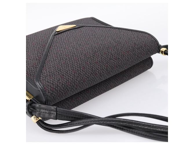 Autre Marque Saint Laurent Shoulder Bag PVC Canvas Gray Gold - vista 6