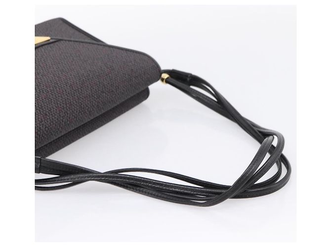 Autre Marque Saint Laurent Shoulder Bag PVC Canvas Gray Gold - vista 7