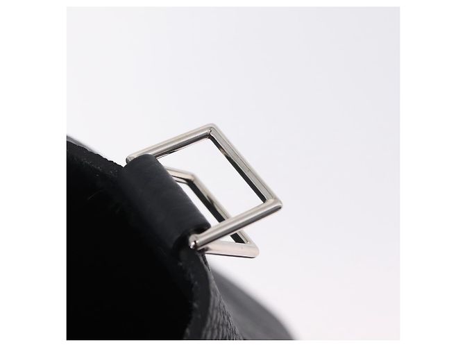Hermès HERMES Picotan Lock MM Hand Bag Taurillon Clemence Navy Silver - vista 22