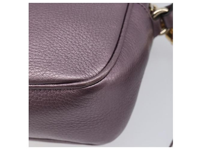 GUCCI Soho Shoulder Bag Leather Pink Gold Tone 308364 - vista 15