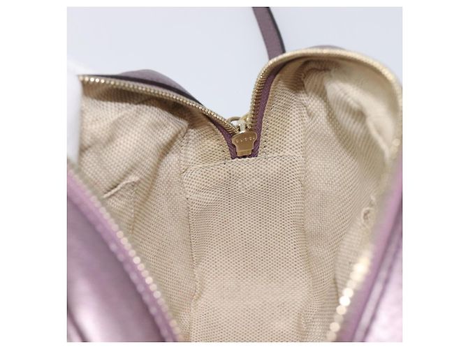 GUCCI Soho Shoulder Bag Leather Pink Gold Tone 308364 - vista 18