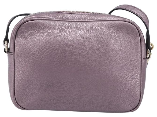 GUCCI Soho Shoulder Bag Leather Pink Gold Tone 308364 - vista 2