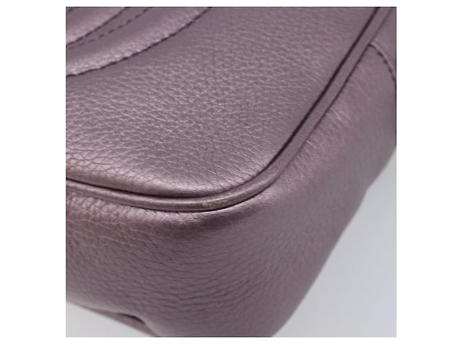 GUCCI Soho Shoulder Bag Leather Pink Gold Tone 308364 - vista 9